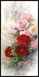 Blooming Peonies - Chart Counted Cross Stitch Patterns Needlework DMC Color