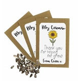 Personalised Teacher Seed Packets Envelopes with Seeds | Thank You for Helping Me Grow | End of Term Teacher Gift | Teaching Assistant