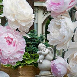 Giant flower white paper rose, Giant rose bridal bouquet, Giant paper rose, White rose wedding bouquet, Large paper flower centerpiece