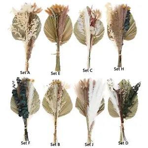 Natural Dried Palm Leaves Pampas Grass 40cm Branches for Party Boho Decor
