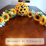 Sunflower Wedding Bouquets & Boutonnieres