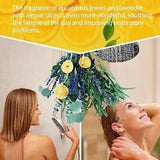5 Kinds Mix Dried Eucalyptus & Lavender Flowers Bundle for Shower , 15''