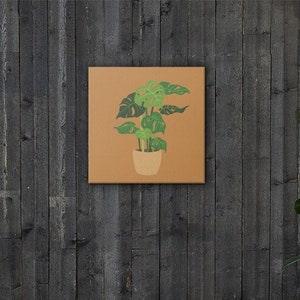 Plant Wall Art, Plant Lover Wall Art, Custom Plant Wall Art, Green Wall Art, Plant Art, Office Art Work, Living Room Artwork, Custom Artwork