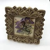A UNIQUE Handmade FRAMED FLOWER Picture with Real Dried Flowers One-Of-A-Kind