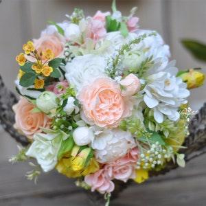 Peony bouquet/rose bouquet/real touch rose bouquet/rustic wedding bouquet/freeform bouquet/bridesmaids bouquet/wedding centerpiece/home deco