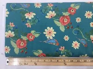 In The Beginning Ranunculus Floral Fabric 2AJA-1 by Audrey Jeanne