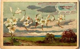 Language of Flowers Lily: Peace postcard.