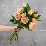 Dried Look Peony with Bud - Light Pink | Artificial Flower | Home Decoration