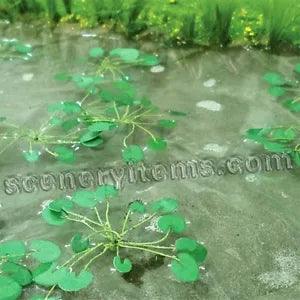 MP SCENERY 10 Water Lilies HO Scale Architectural Flowering Plants Railroad