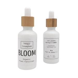 BLOOM Houseplant Fertilizer | Liquid Fish Fertilizer For Larger New Growth | 50ml/1.69oz