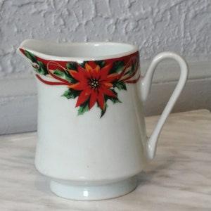 Sunflower Poinsetta Creamer