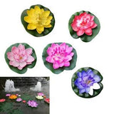 5Pcs water lilies for ponds floating lily pads for ponds Simulation Flower DIY