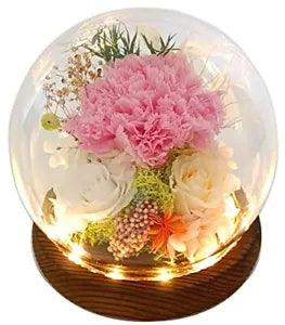 Long-Lasting Real Flowers, Pink Carnation, White Rose, Yellow-Champagne Rose