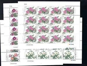CHINA 2019-9  ??????  FULL S/S Peony Flower stamps