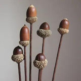 5x Christmas Natural Dried Flowers Acorns Fruits Branch Ornament Home Decoration