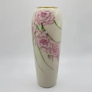 Lenox Carnations Fine Ivory China Vase Vintage 1987 Mother's Day Limited Edition