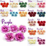 5cm Artificial Silk Flower Heads Fake Carnation Peony Bulk For DIY Wedding Decor