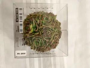 IKEA Dried Rose Ball Flowers 4" Across Sealed RFL-2035