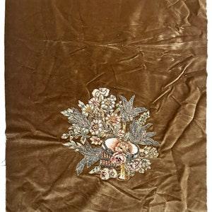 16th Century American Cut Velvet with Embroidery