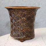 Designer Orchid pot for Orchid planer for Flower vase Fuuran pot Orchid pots Clay orchid pot orchid pot Gift for mother