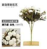 Simulated Flower Artificial Flower Multi Flower Bouquet Five Forked 11 Carnation