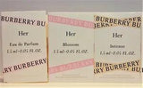 Burberry Her Intense,Burberry Her EDP,  Burberry Her Blossom Sample Vial Set
