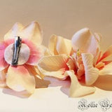 Orchid flower hairclip