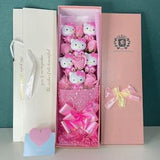 Hello Kitty Artificial Flower Bouquet - Sanrio Gift - Birthday Gift -Girls Gift box set
