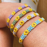 Sunflower bracelet