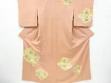 6707925: JAPANESE KIMONO / VINTAGE HOMONGI / PEONY WITH KIKU  & FLOWER