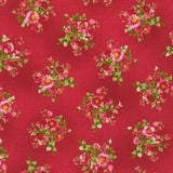 Bouquet of Roses Small Bouquets Woodrose Cotton Fabric by Robert Kaufman BTY