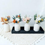6 style dried bouquet with vase??dried flowers bouquet??dried flowers arrangement??desktop floral ornament??home decor??wedding flowers  decor