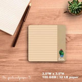 Custom Minimalist, Kawaii, Plant, Succulent, Illustrated Memo Pad, Personalized Notepad, Letter Head, Gift for, Plantmama, Botanical Design,