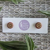 Sunflower Earrings, Polymer Clay Earrings, Minimalist Earrings, Handmade Jewelry, Titanium Earrings, Gifts For Her, Christmas Gifts for Her