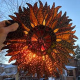 Ukrainian Sunflower Stained Glass