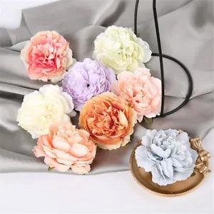 Blooming Peony Artificial Flowers Silk Flowers For Wedding Flower Wall...