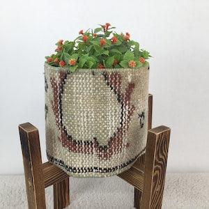 flower basket, orchid pot, basket planter, hanging basket, plant pot cover, pot box, turkish rug basket, sustainable decor, planter, PH 3921