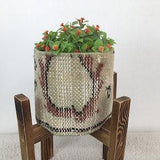 flower basket, orchid pot, basket planter, hanging basket, plant pot cover, pot box, turkish rug basket, sustainable decor, planter, PH 3921