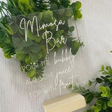 Acrylic Mimosa bar sign | Bridal Shower sign | acrylic wedding sign | wedding mimosa bar sign | momosa bar sign | acrylic baby shower decor