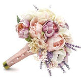 Spring Wedding Bridal or Bridesmaid Bouquet Anemone Peony - add a Groom's Boutonniere Matching Corsage Wedding Arch Flowers & More!