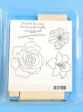 NEW Stampin Up FIFTH AVENUE FLORAL Rubber Stamp Set - Flowers, Lily and Roses