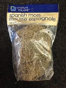 FLORAL SPANISH MOSS for Artificial Arrangements - 125 Cu. In. - New!!!