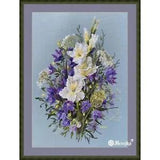 Merejka Cross Stitch  Kit K-223 The White Sword Lily
