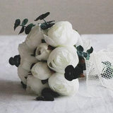 Boho Bridal Bouquet, Wedding Bouquet, Real Preserved Eucalyptus Bouquet, Rustic Bouquet, Boho Bouquet, White Artificial Peony Bouquet