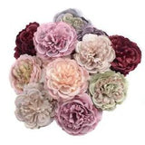 50pcs 8cm Large Peony Artificial Silk Flower Head Diy Wedding Home Decorations