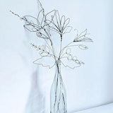 Wild Lilies Bouquet. Handmade Steel Wire Flower Bouquet for Vase and Wall Decor.