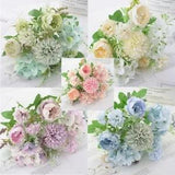 Silk Peony Artificial Silk Fake Flowers Wedding Party Valentines Bouquet Decor
