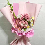 Crochet rose bouquet,Handmade flowers bouquet,crochet flower bouquet,bouquet for friend,valentine??s day and mother day,handmade
