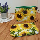 Makeup bag, cosmetic bag, notion pouch, reusable bag,handmade