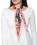 Giani Bernini Womens Peony Logo Kite Scarf & Key Chain Box Set, Multicolor